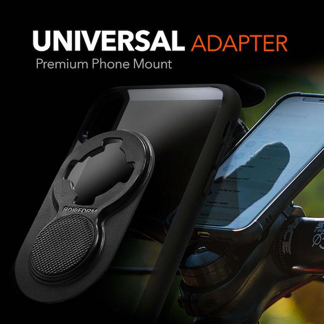 Mount any phone model with the Universal Adapter