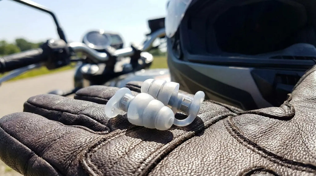 best earplugs for motorcycle helmet MotoSafe Sport Shush Biker earplugs protect your ears from hazardous noise on the motorbike Motorcycle Earplugs | Shush Biker