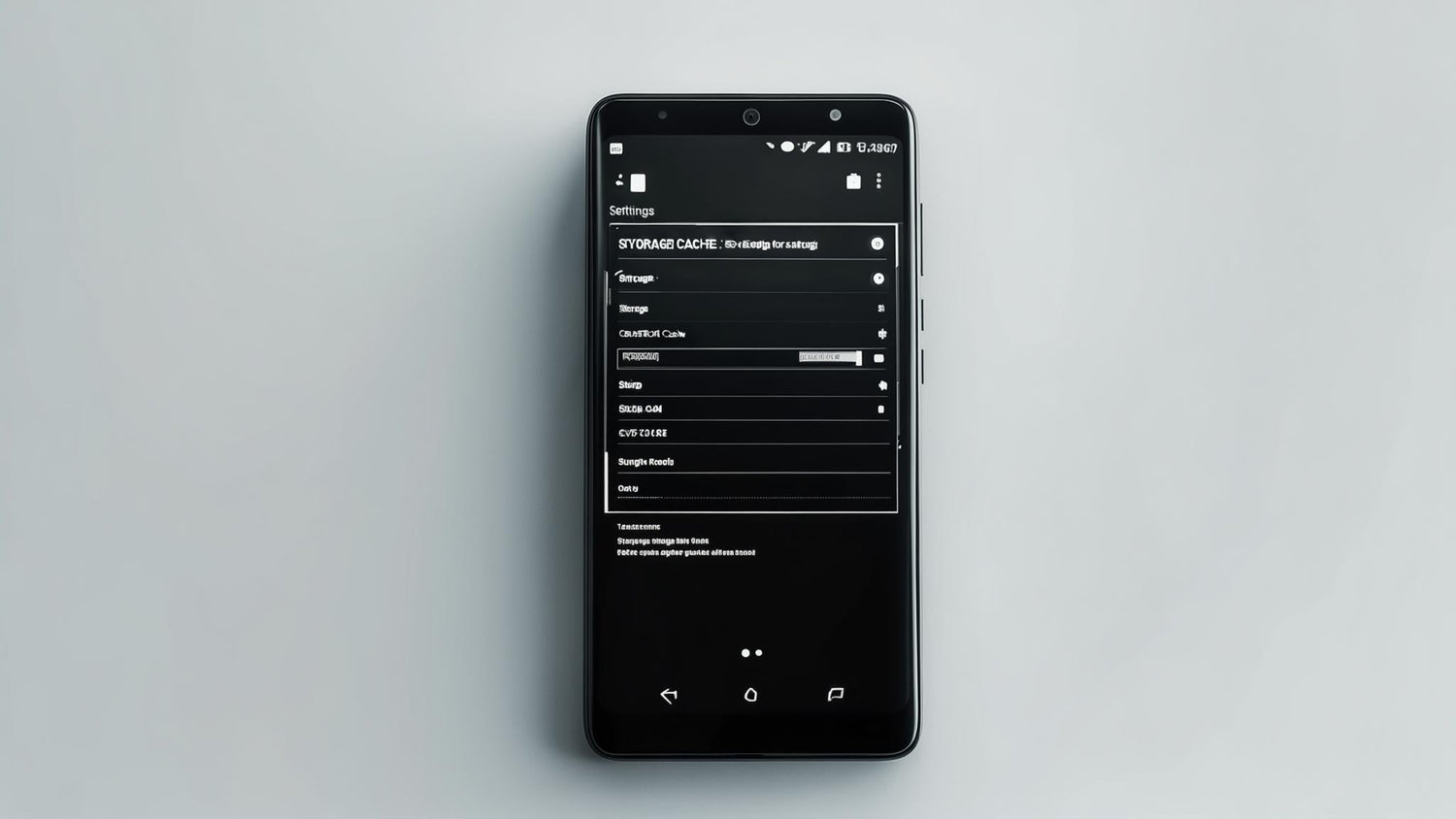 how to clear cache on android phone