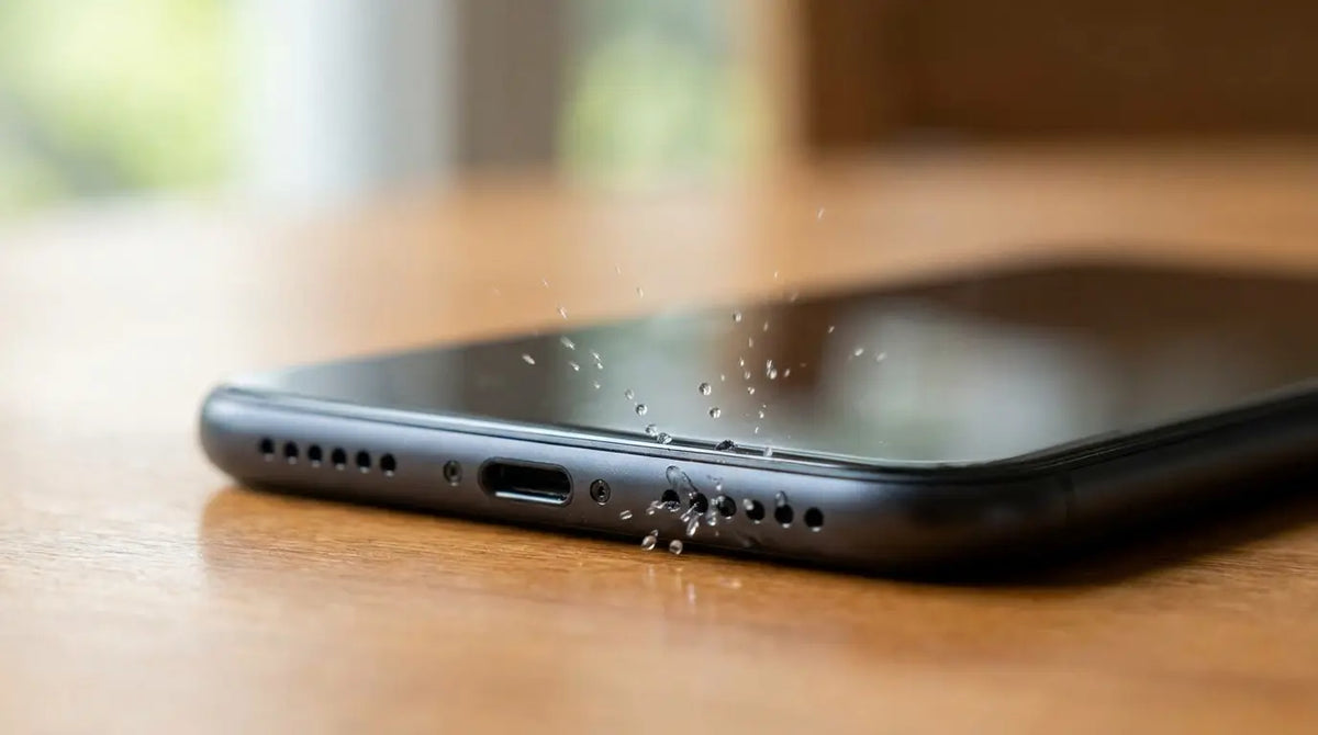 how to get water out of phone speaker