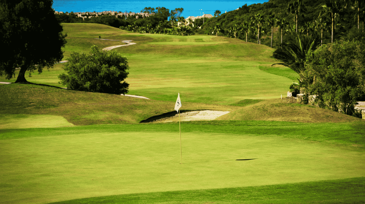 View of golf course