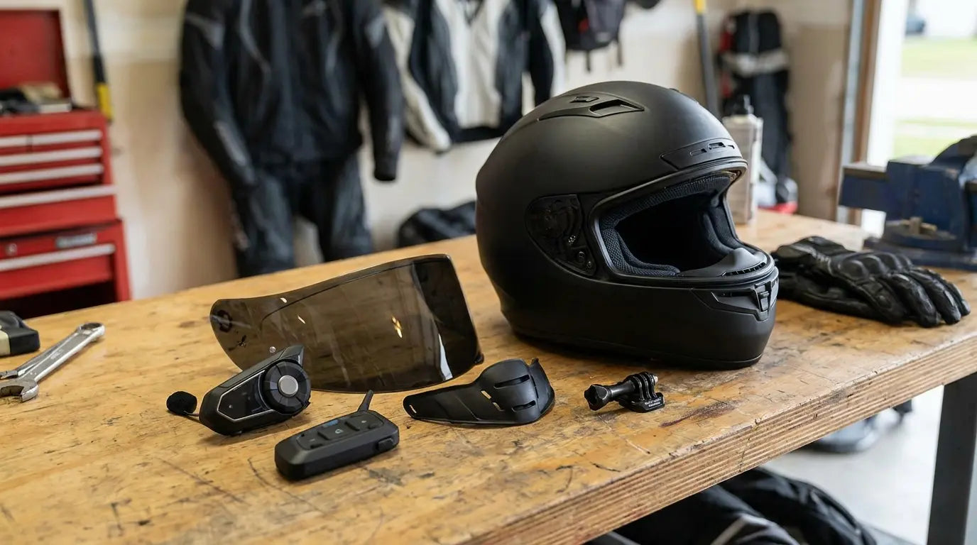 motorcycle helmet accessories