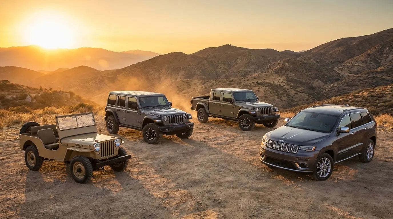 types of jeeps