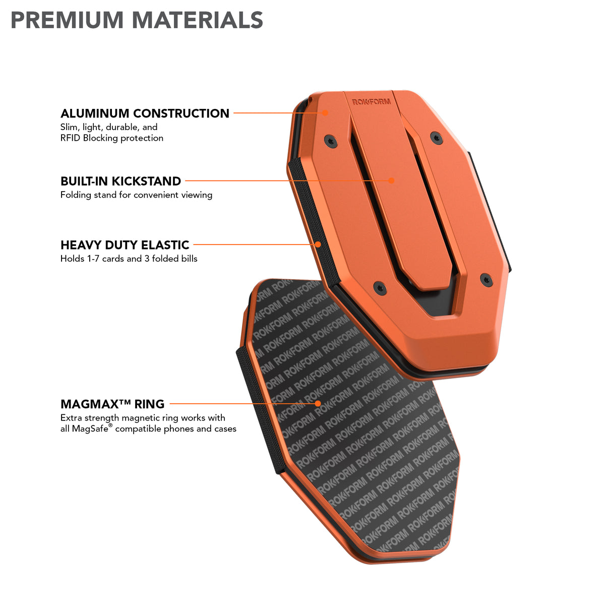 Limited Edition Color FUZION Wallet in Orange