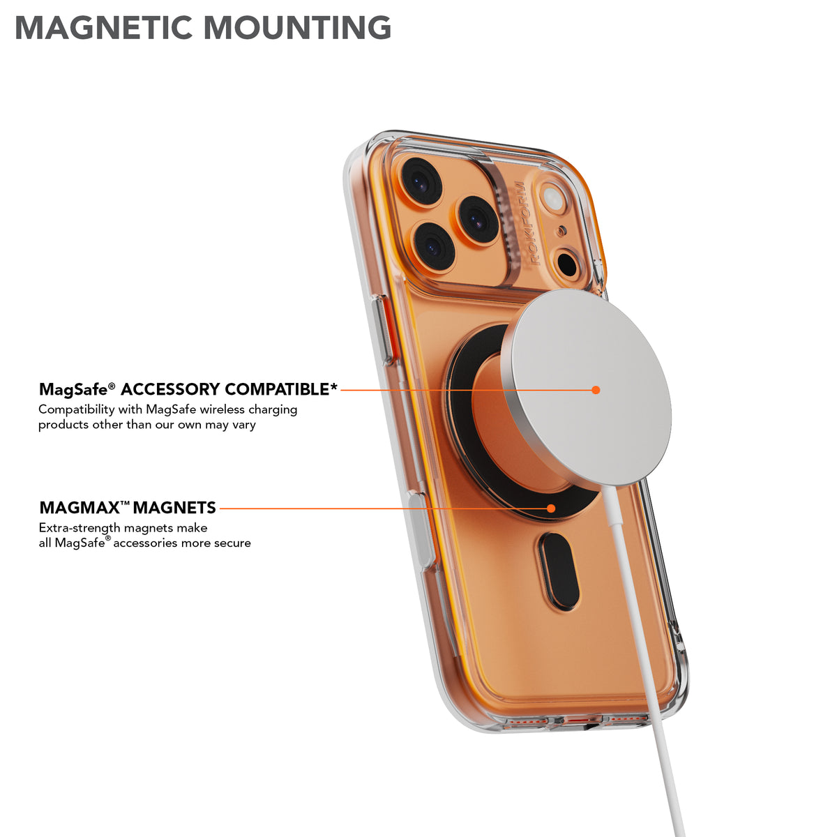 iPhone 17 Pro Max Slim Case with Magnetic Mounting