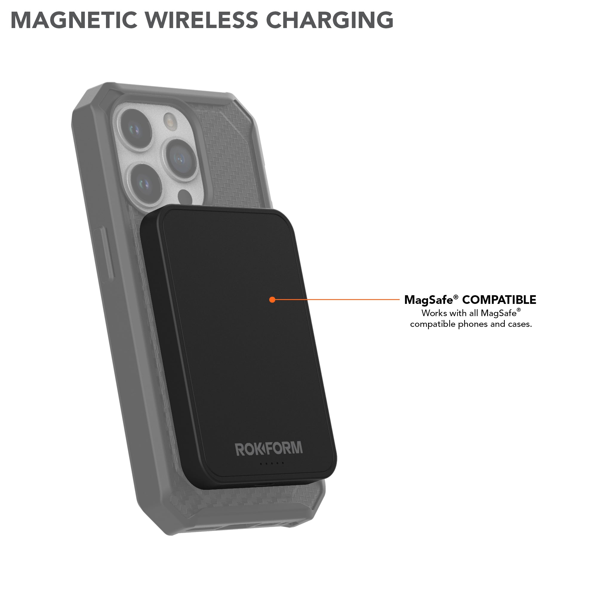 Magnetic Wireless Power Bank Charging