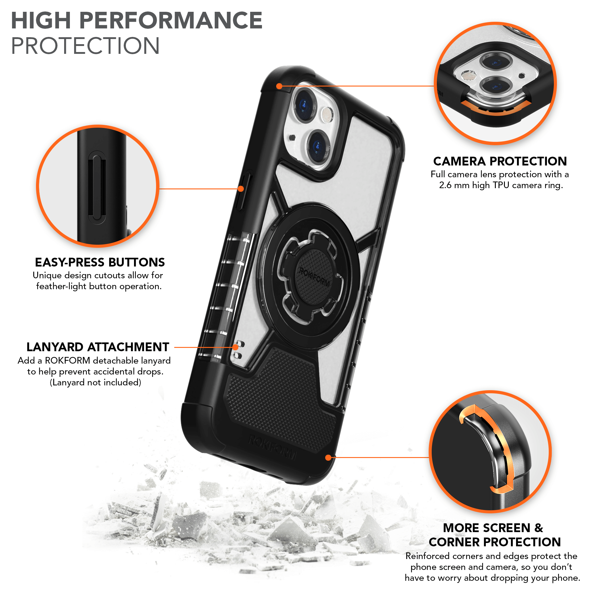 High Performance iPhone 13 Crystal Case