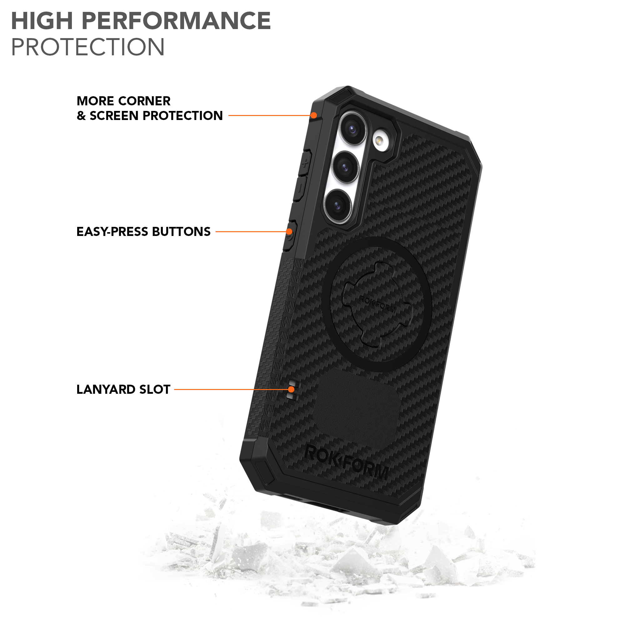 High Performance Samsung Galaxy S23+ 5G Rugged Case
