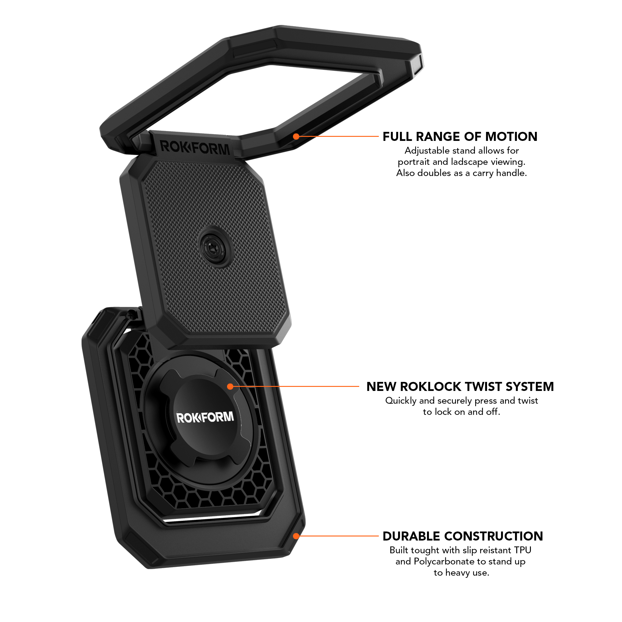 Versatile iPad Kickstand Grip