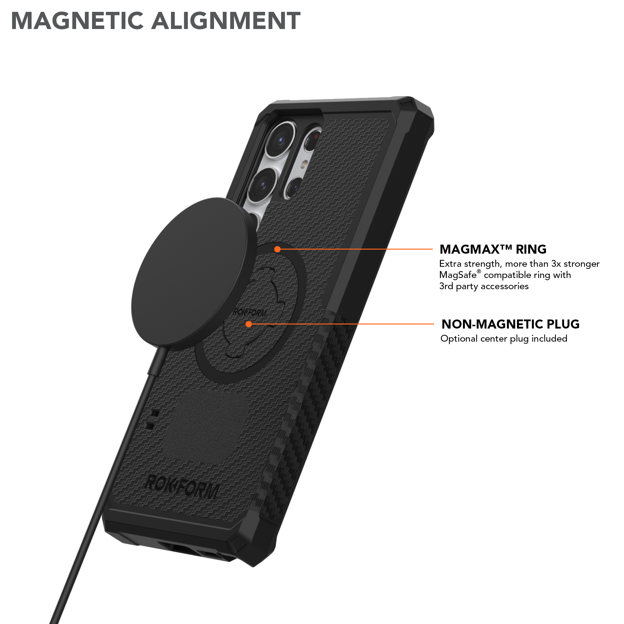 Galaxy S23 ULTRA Magnetic Rugged Case
