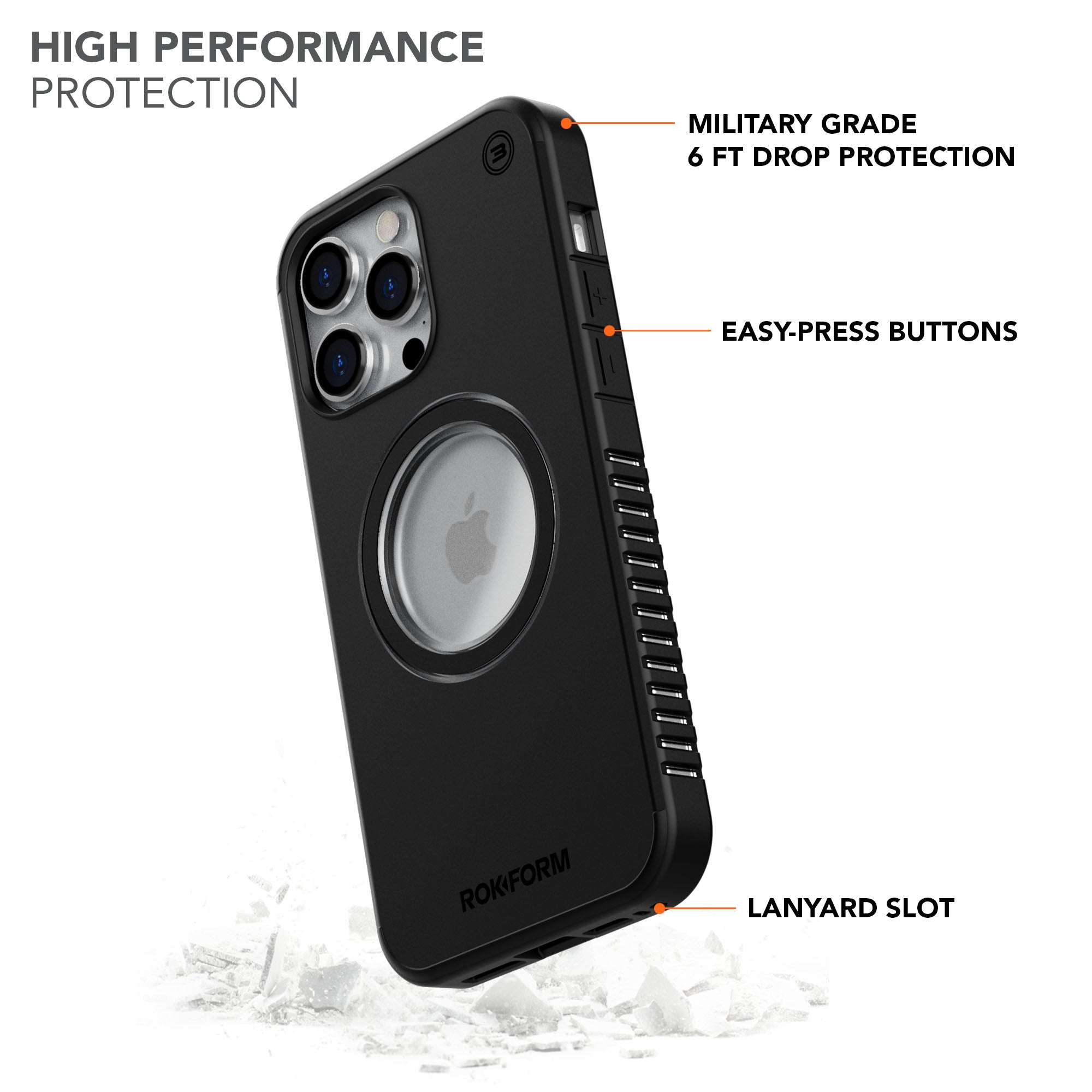 High Performance iPhone 14 Pro Max Eagle 3 Magnetic Golf Phone Case