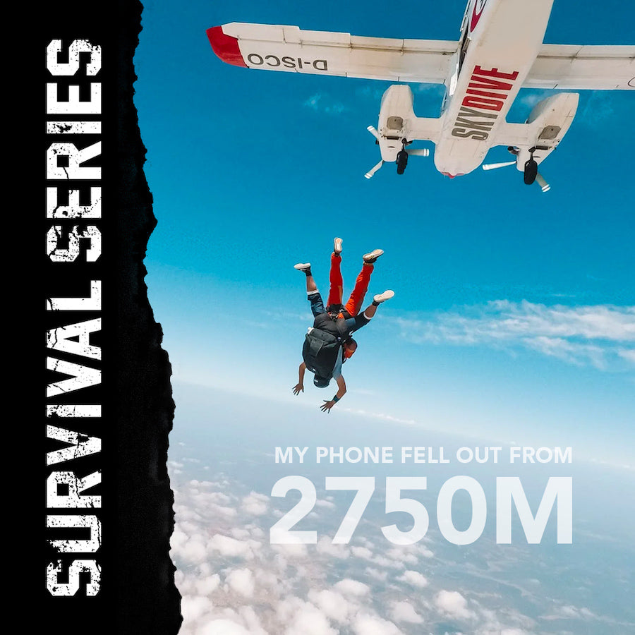 Survival Series: Skydive fall from 9000+ feet off the ground