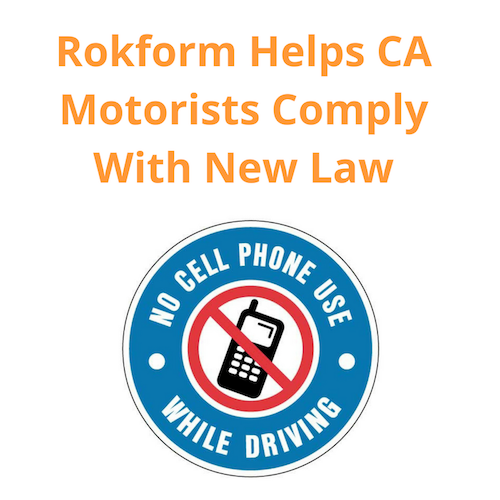 Rokform Helps Drivers Comply With New Traffic-Related Cellphone Laws