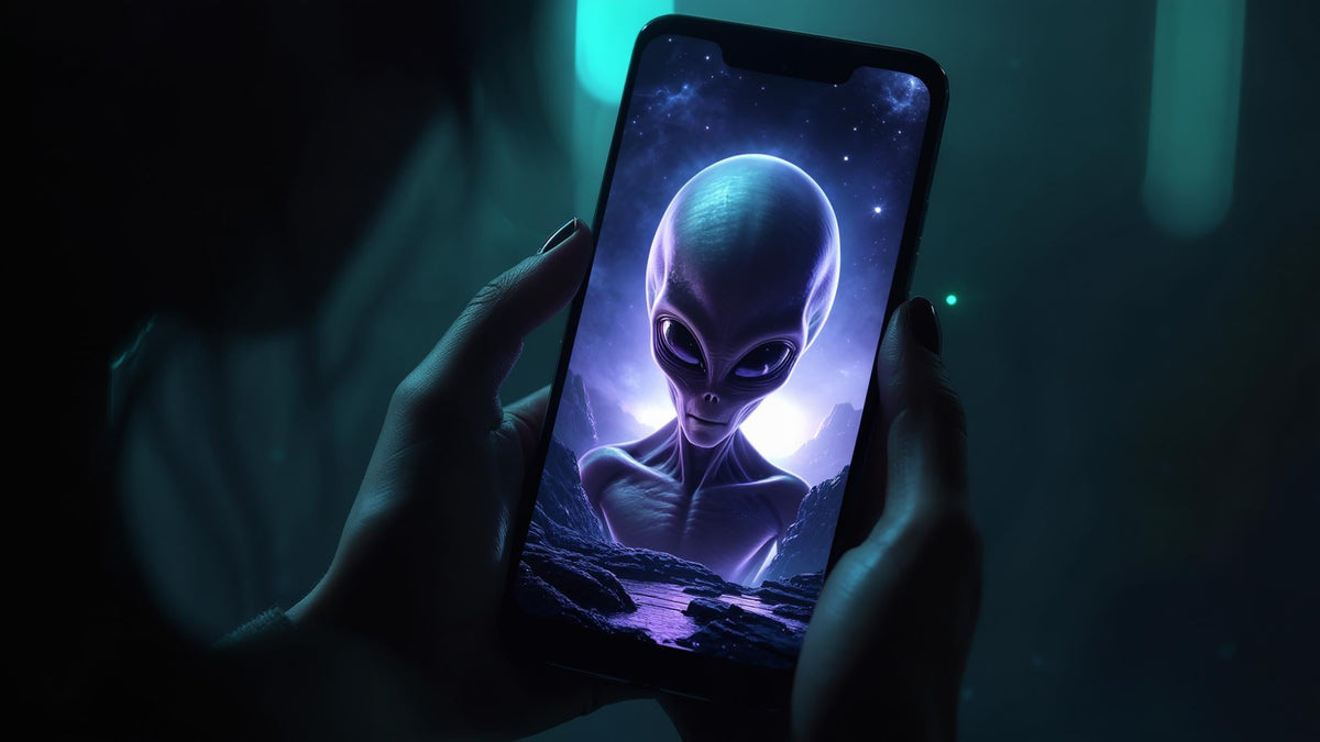 alien wallpaper phone