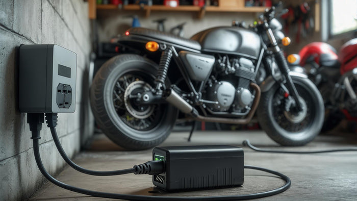 battery charger for motorcycle