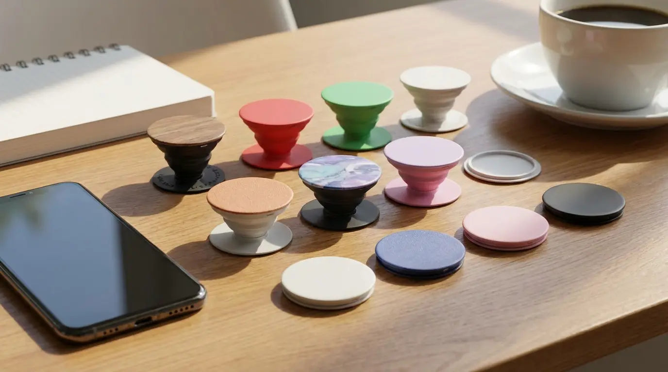 collapsible phone grip