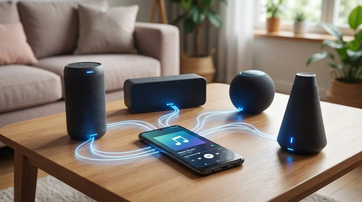 connect multiple bluetooth speakers android