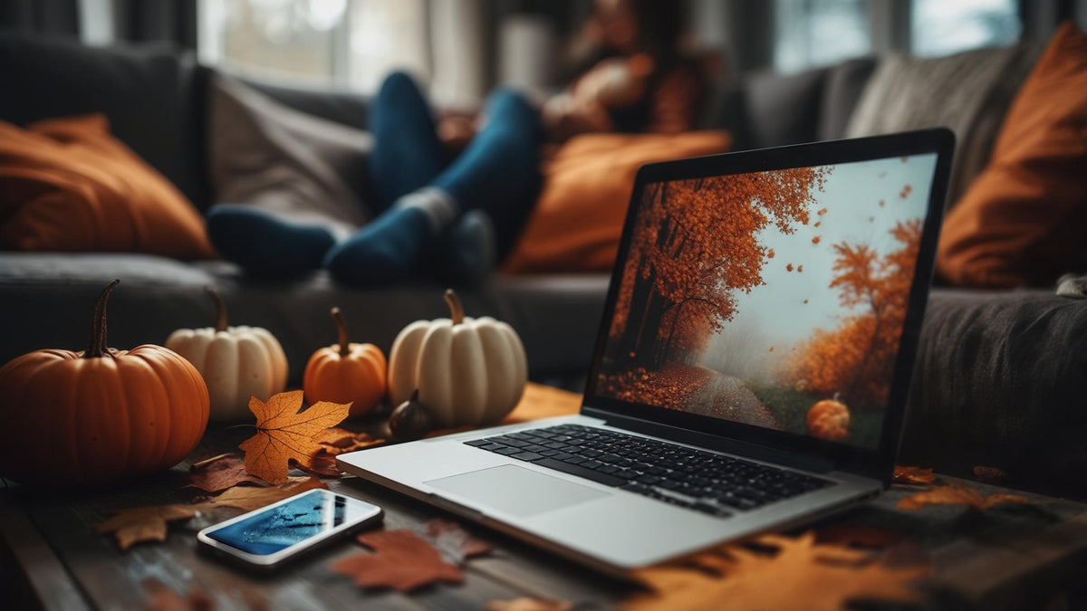 cozy fall phone wallpaper