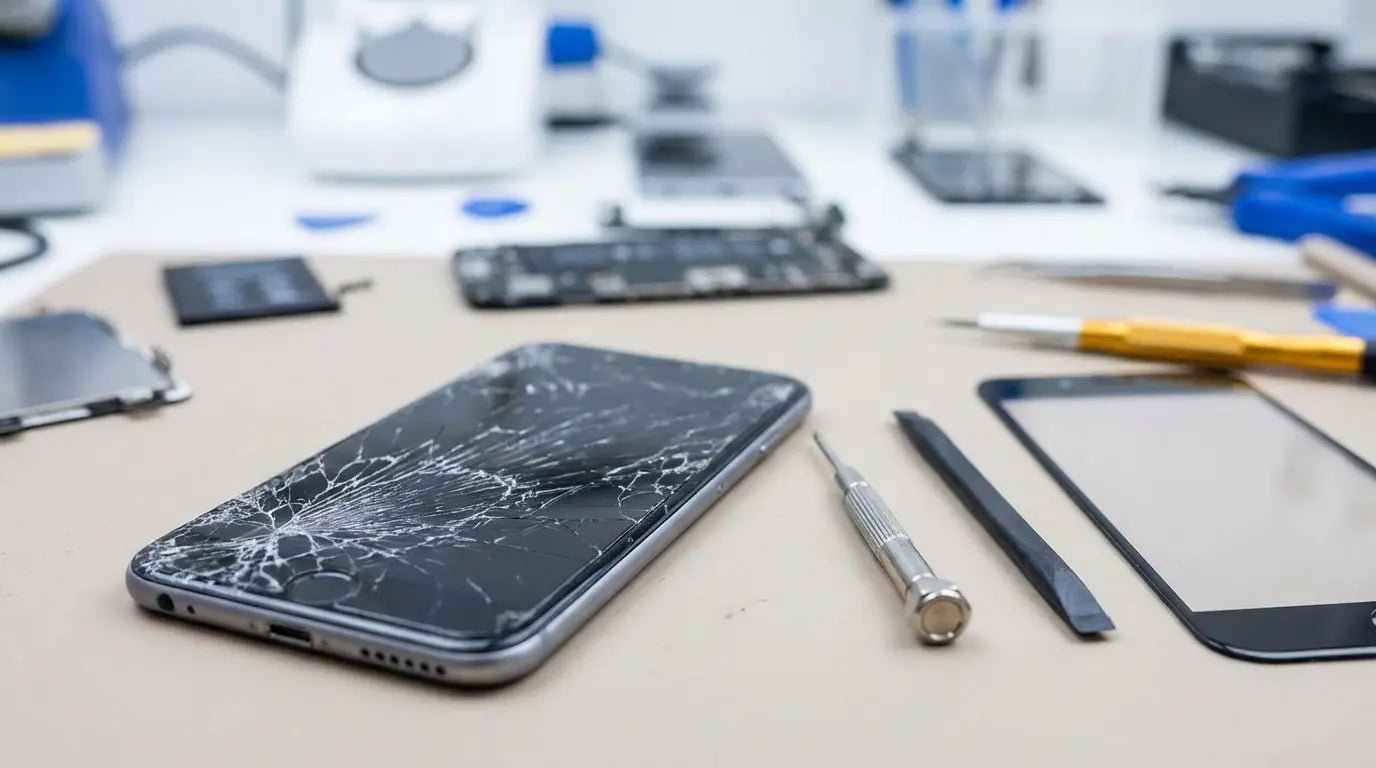 cracked phone screen repair