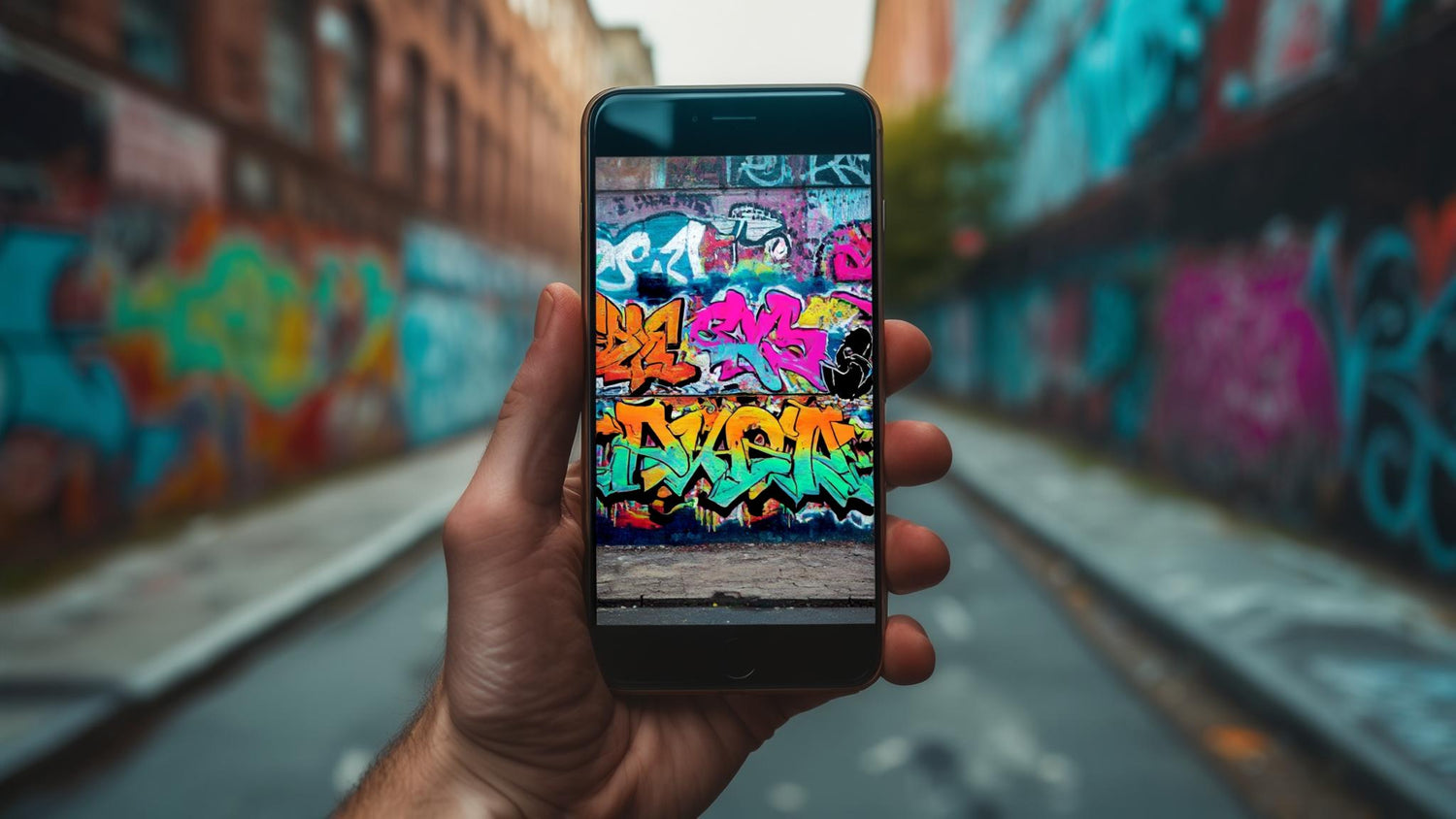 graffiti wallpaper phone