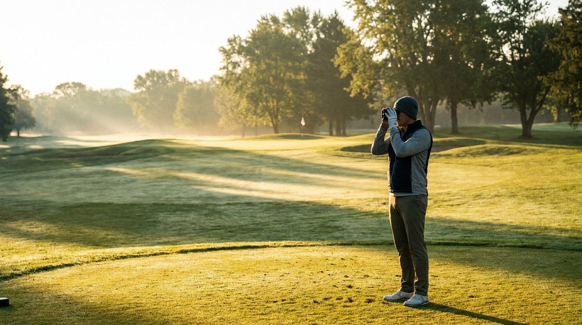 How Does a Golf Rangefinder Work? The Pulse, the Clock, and the Choice