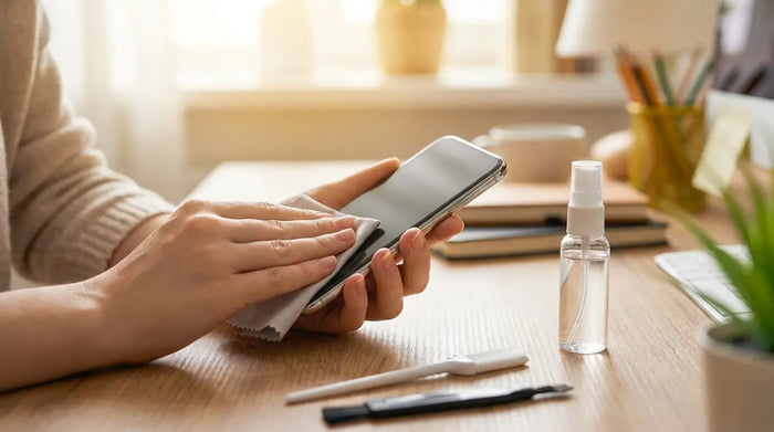 how to clean phone screen