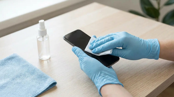 how to disinfect phone