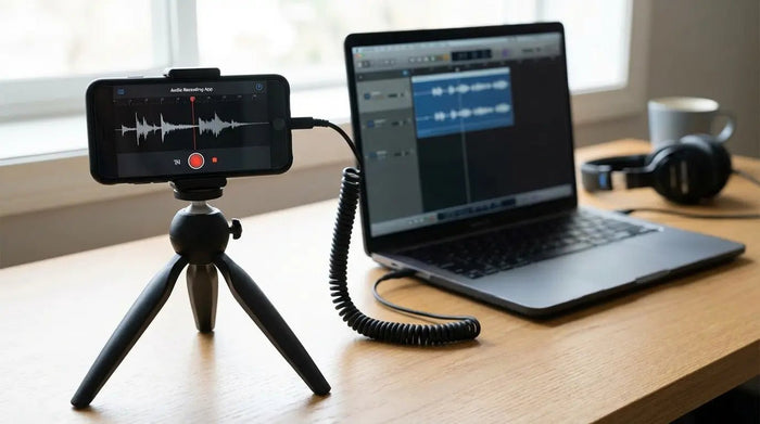 how to use your phone as a mic