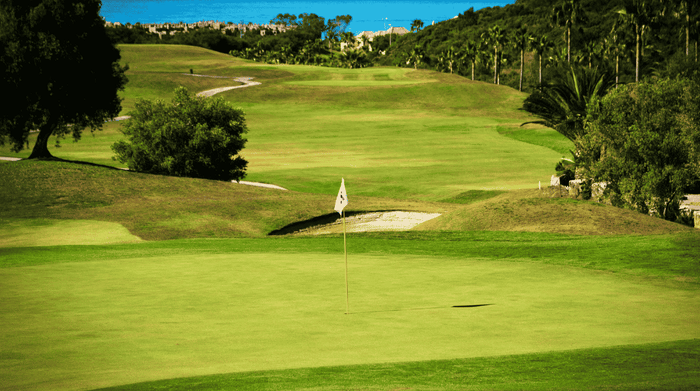 View of golf course
