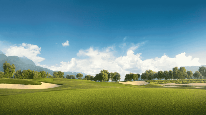 What rangefinder do PGA players use on a course like this?