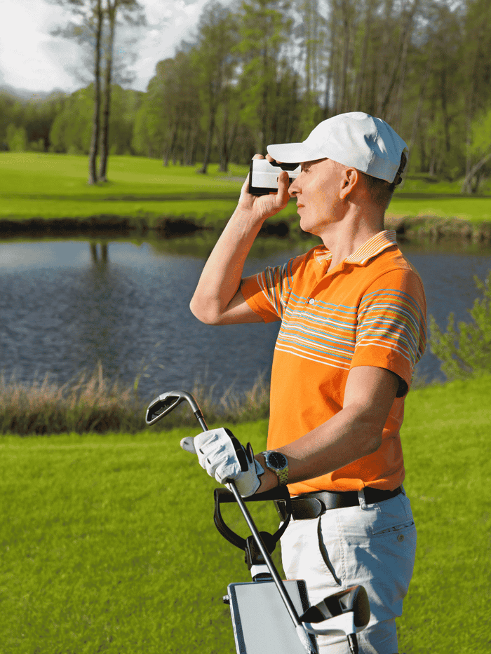 Dialing in distance with one of the best golf rangefinders before sending it down the fairway