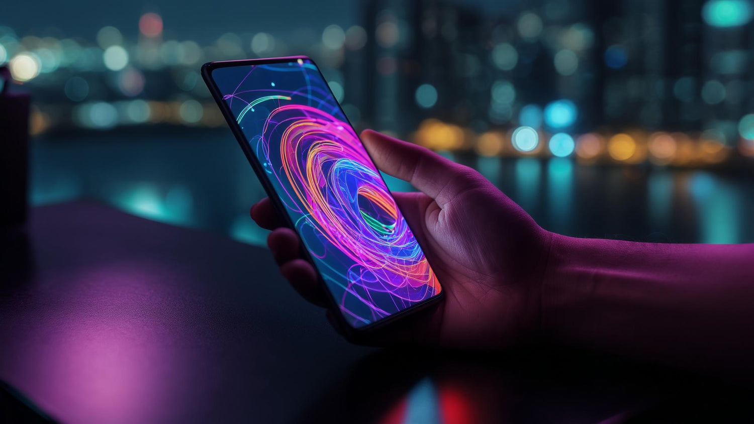 neon phone wallpaper