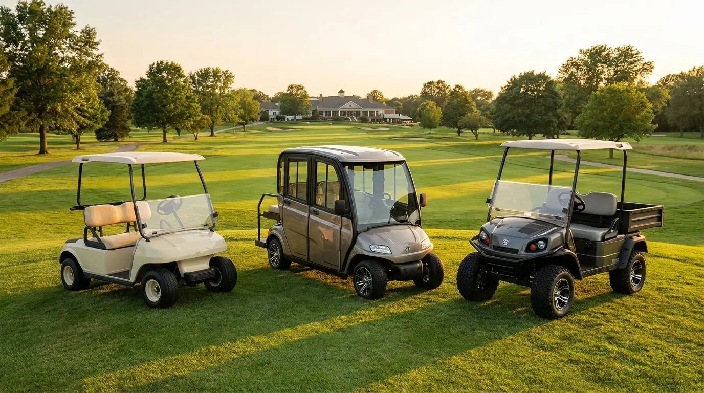 types of golf carts