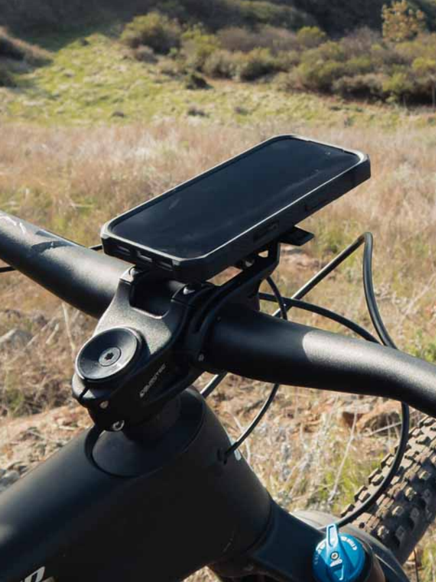 Just because you're catching some air, doesn't mean your phone has too. Grab one of the best universal phone mounts for bikes and thank us later.