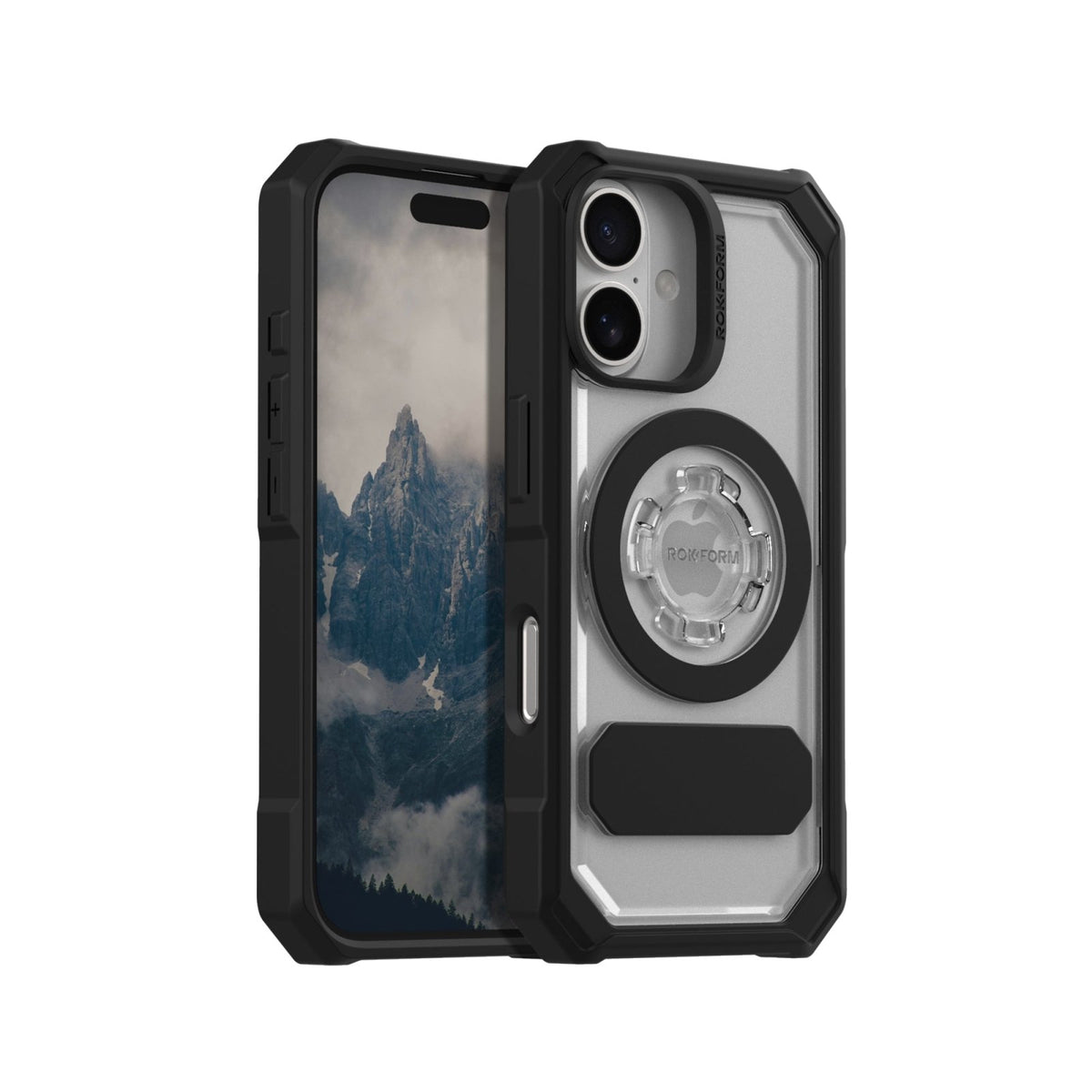 Rokform Crystal Case Compatible with iPhone 16, Magnetic Cover (Clear) Rokform Crystal Case Compatible with iPhone 16, Magnetic Cover (Clear)