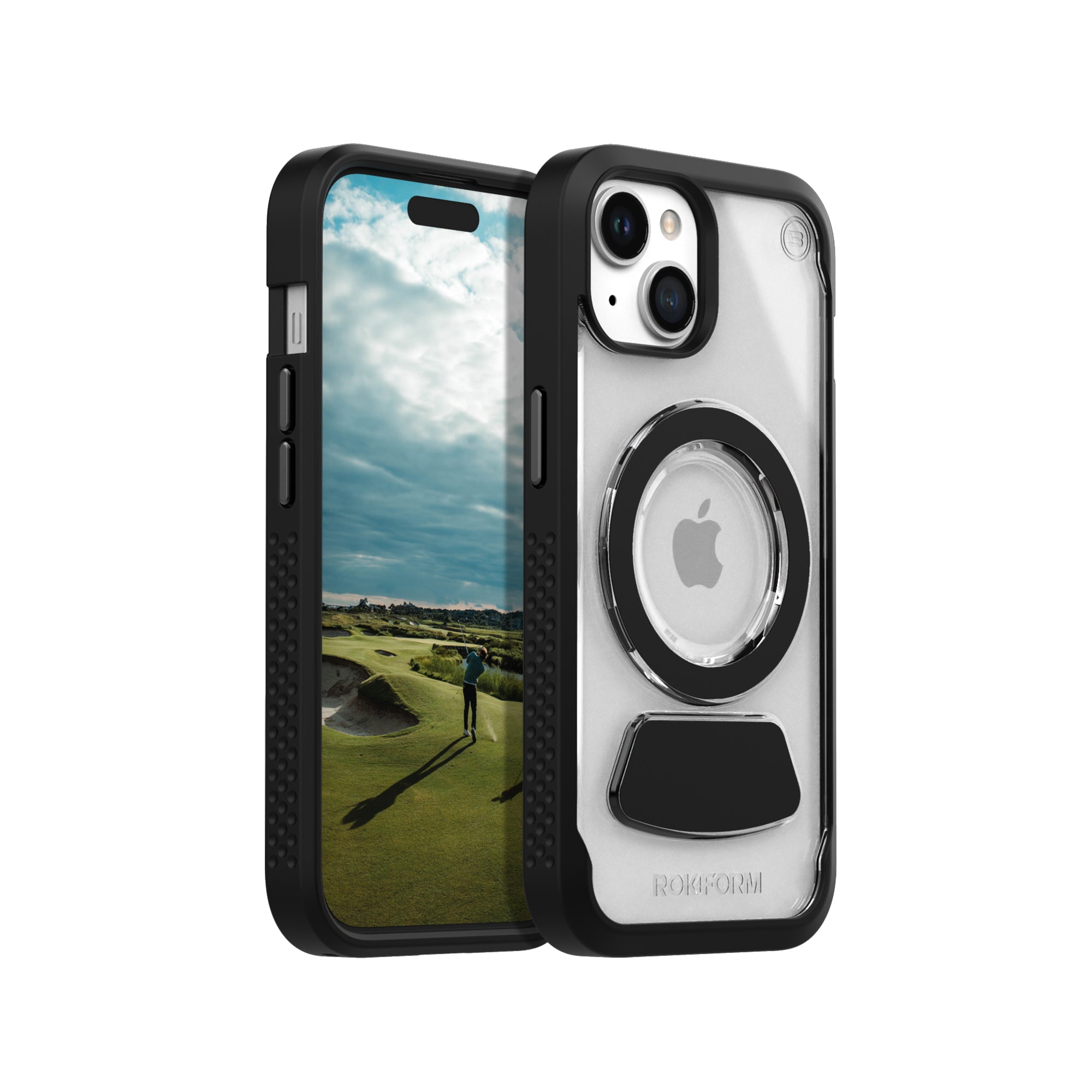 iPhone 15 | イーグル 3 磁気ゴルフ クリア電話ケース
