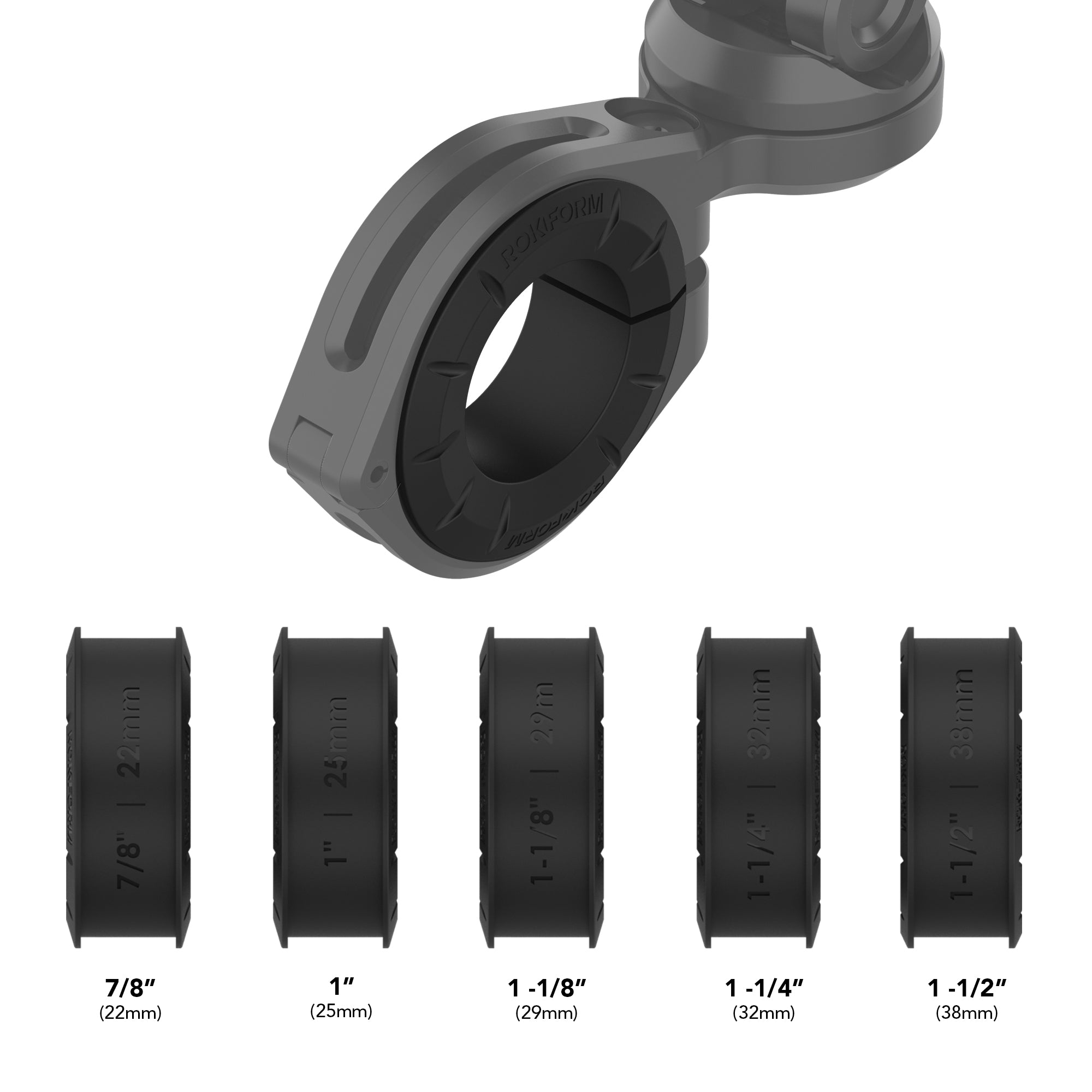 Bar Mount Spacers (Set of 5 for new 1.5" handlebar mount)