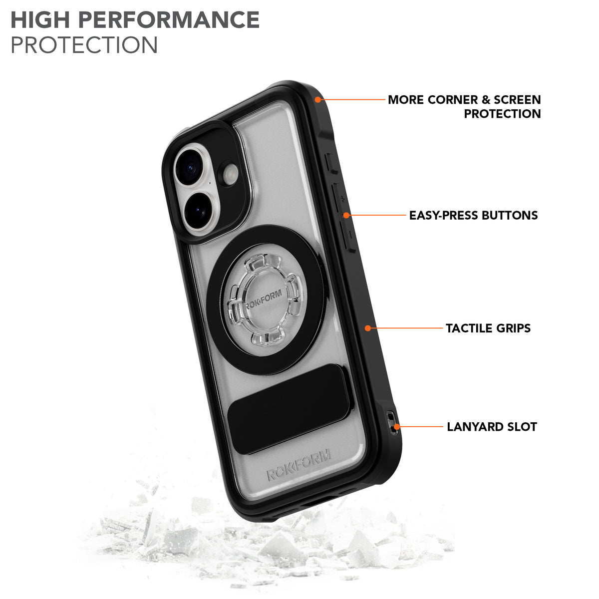 iPhone 17 Crystal Case with High Performance Protection