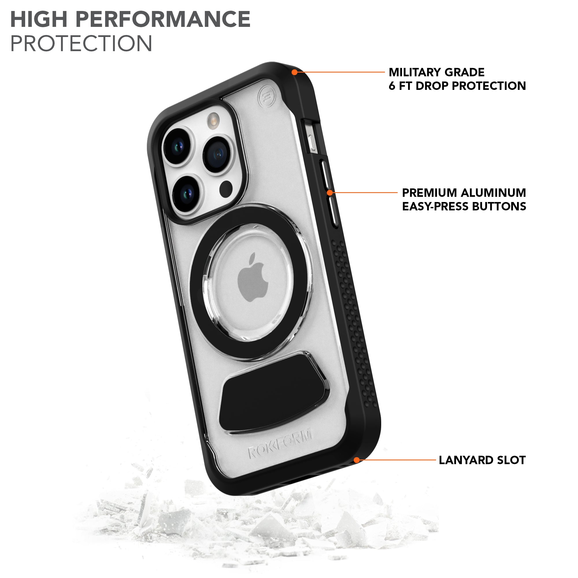 iPhone 15 Pro | Eagle 3 Magnetic Golf Clear Phone Case