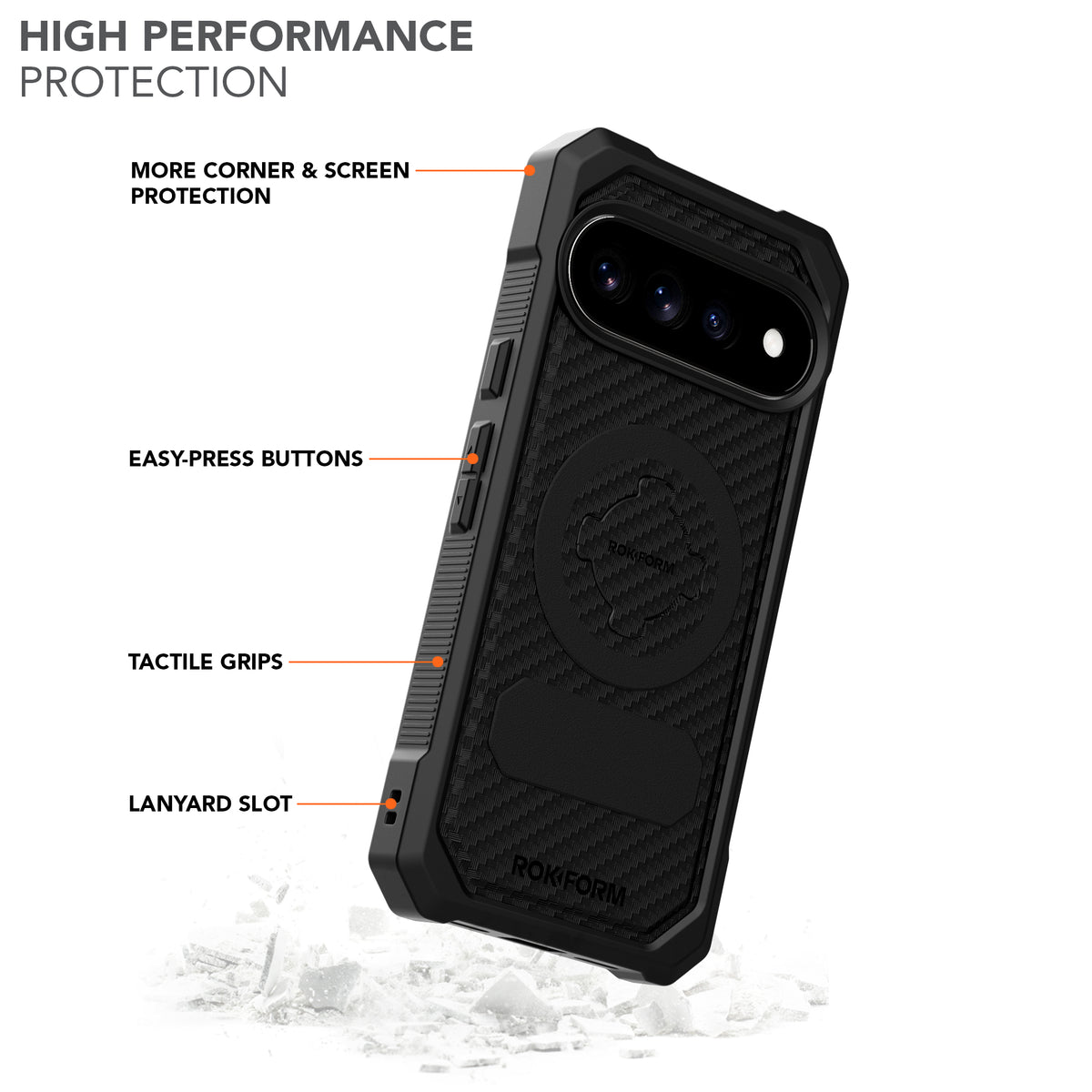 Google Pixel 11 Pro XL Rugged Case Black