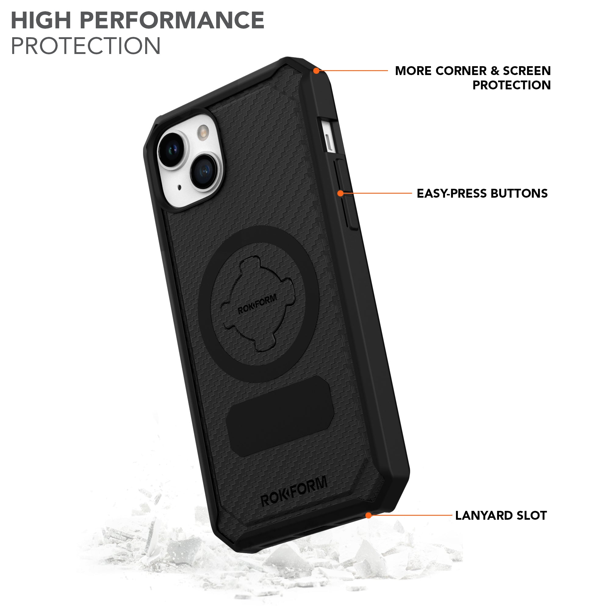 iPhone 15 Plus Rugged Case, MagSafe® Compatible