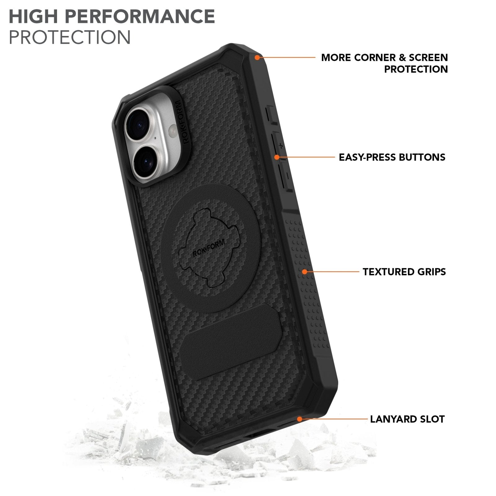 Rugged iPhone 16 Plus Case | Rokform.com