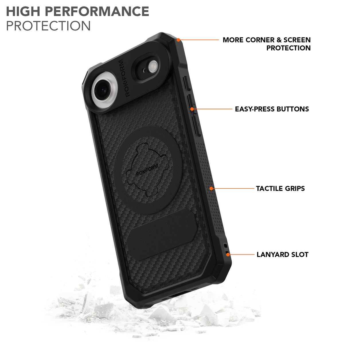 iPhone 17 Air Rugged Case with High performance protection