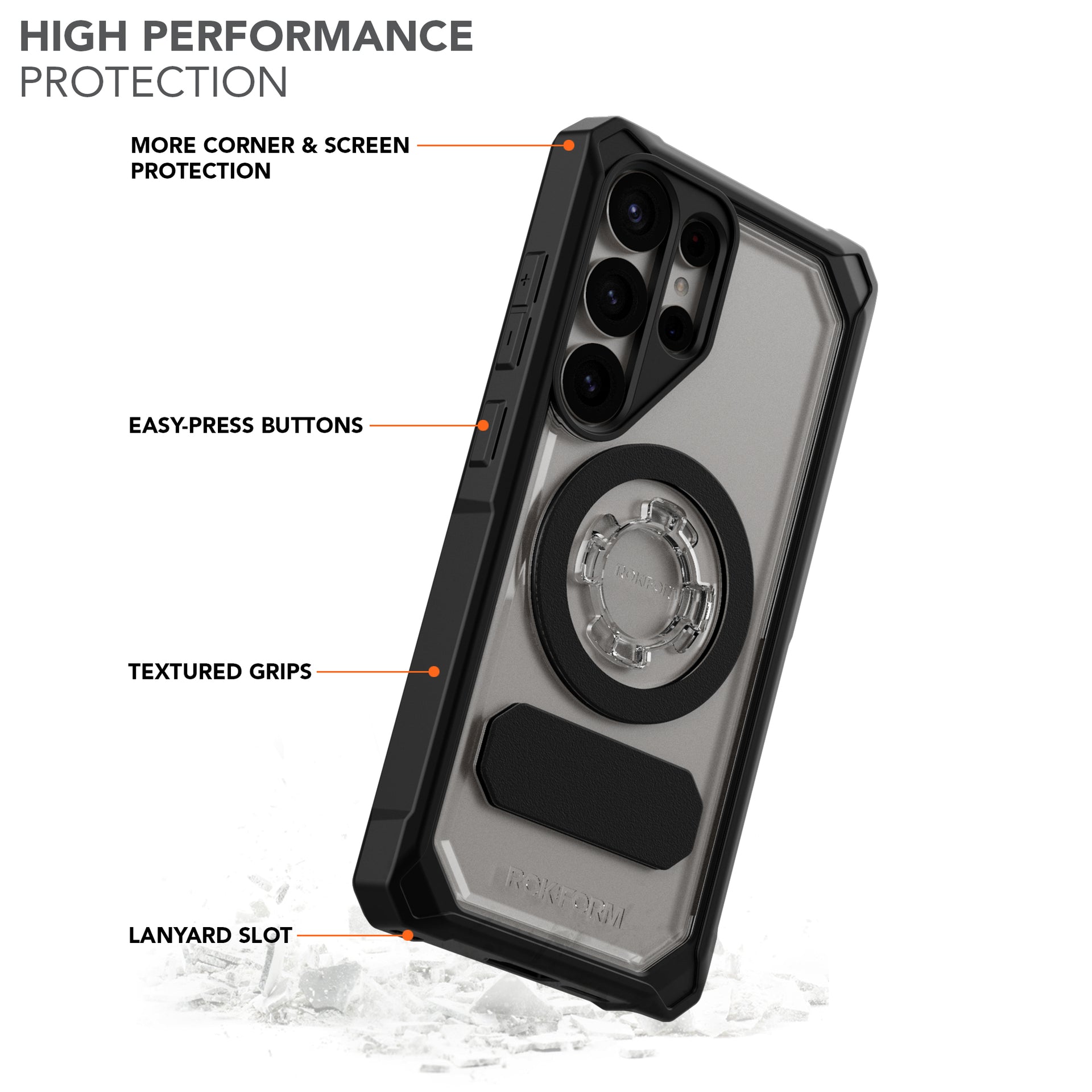 Samsung Galaxy S25 ULTRA Crystal Case with High Performance