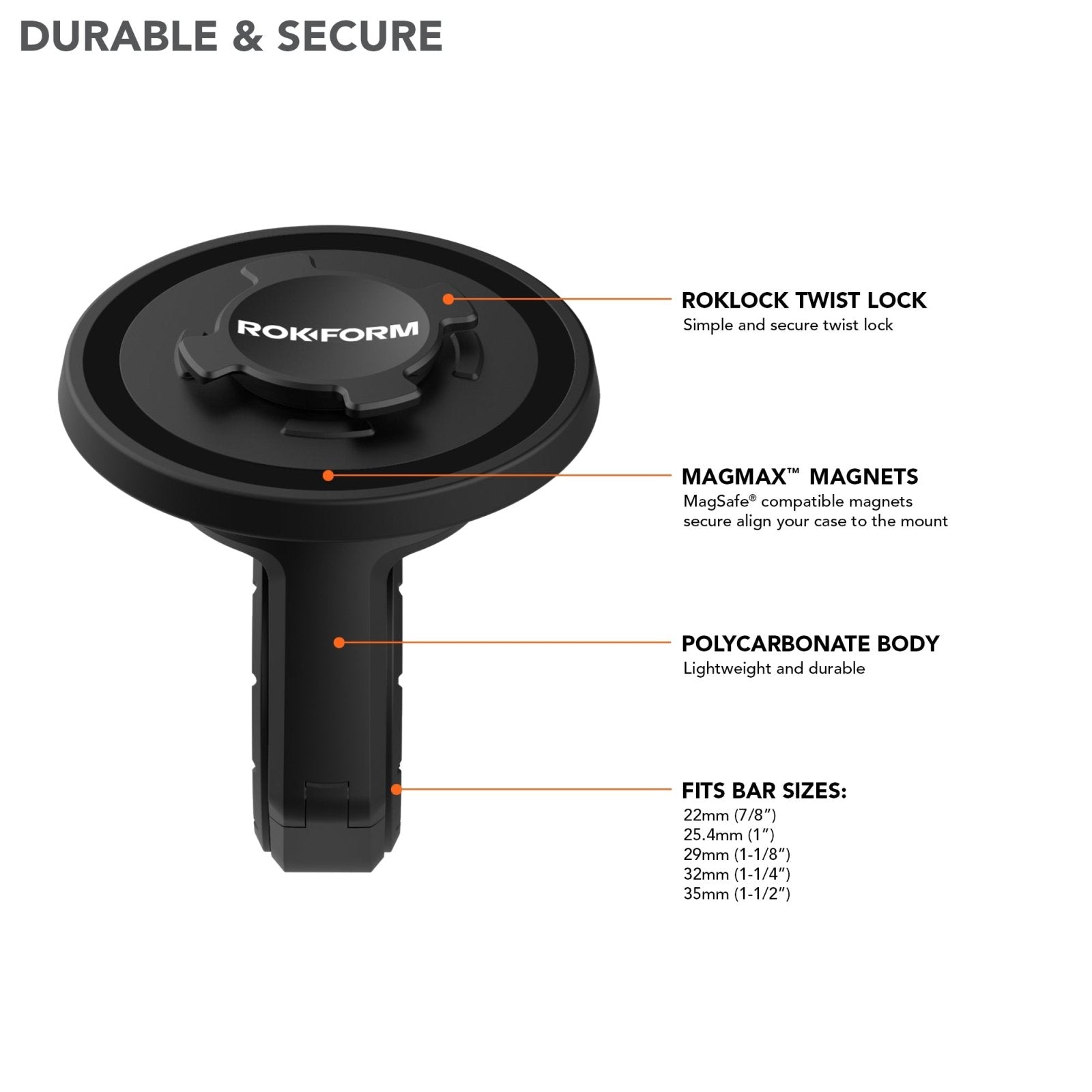 Universal Bike Bar Mount | Rokform.com