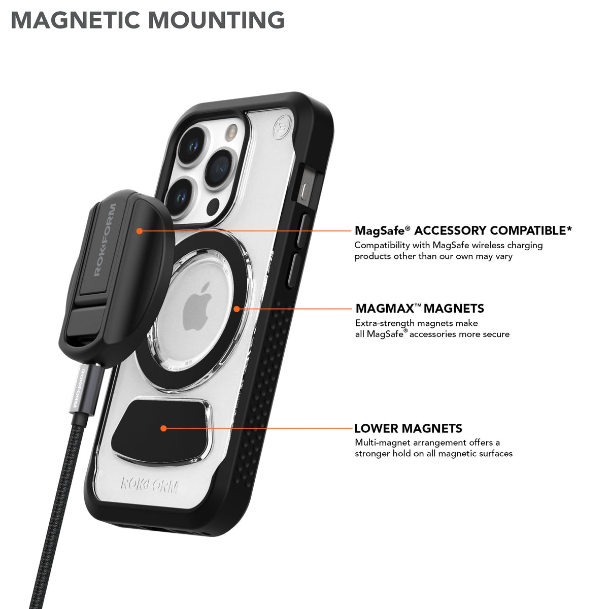 iPhone 15 Pro | Eagle 3™ Magnetic Golf Clear Phone Case