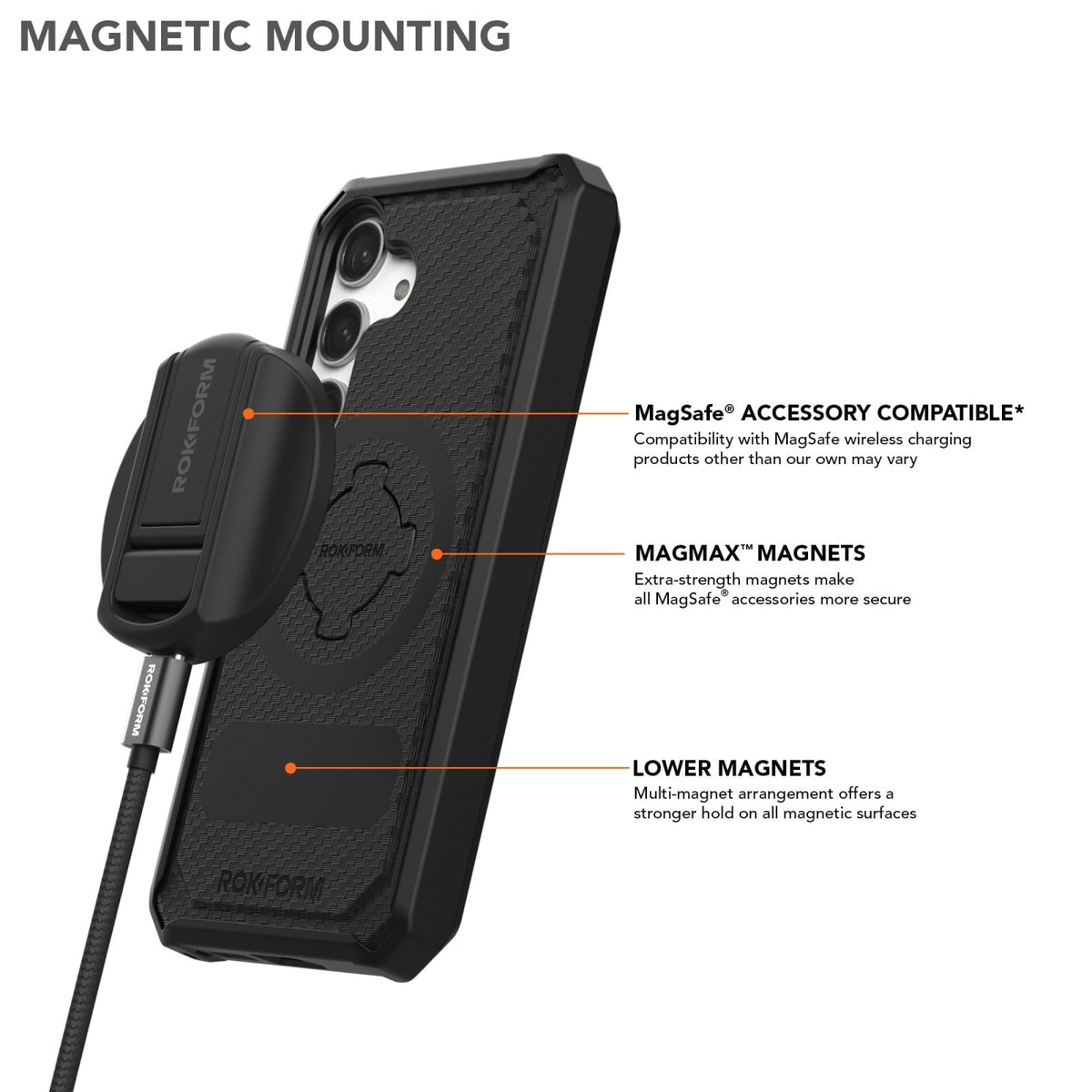 Galaxy S24 Magnetic Rugged Case | Rokform.com Galaxy S24 Magnetic Rugged Case | Rokform.com