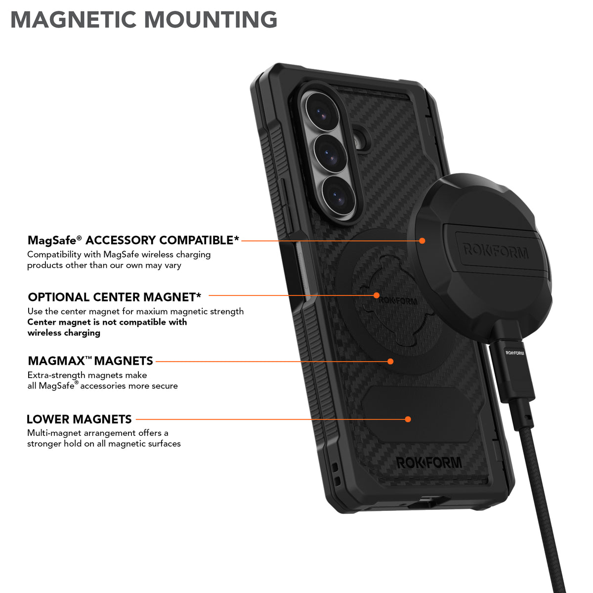Samsung Galaxy Z Fold8 Ultra Rugged Case with Magnetic Mounting