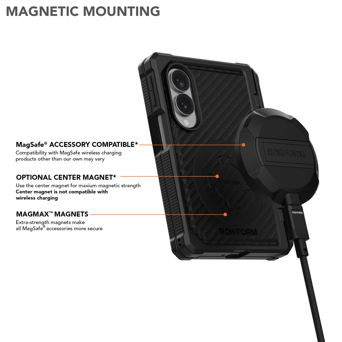 Samsung Galaxy Z Fold8 Rugged Case with Magnetic Mounting