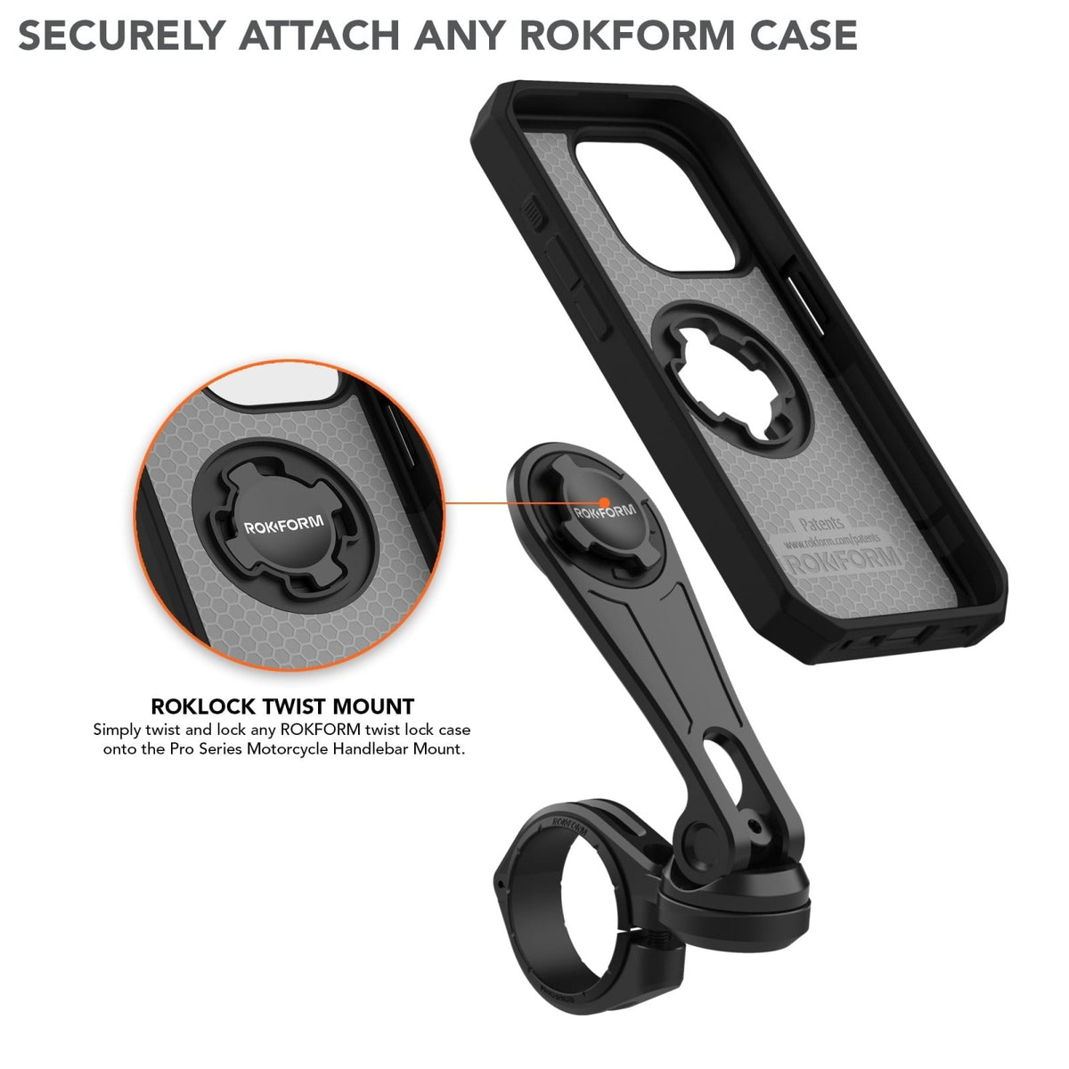 Rokform - Motorcycle Mount for Mobile Phones Rokform - Motorcycle Mount for Mobile Phones